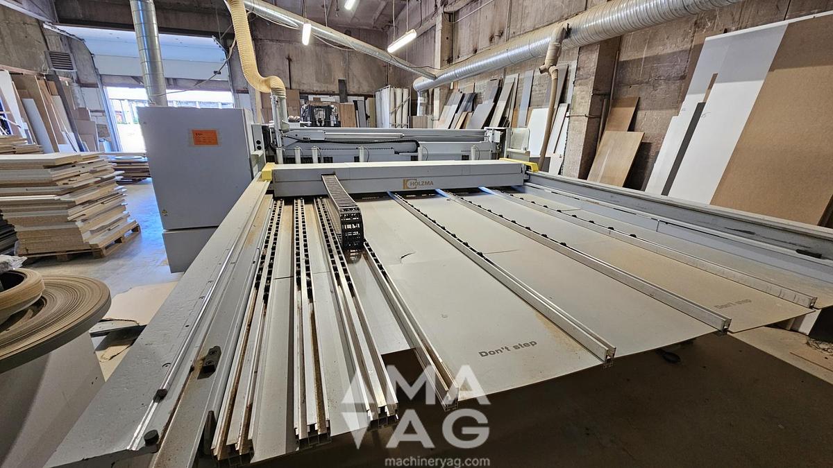 Used HOLZMA OPT HPP 82/31/GE, 2002 Gold Edition Beamsaw