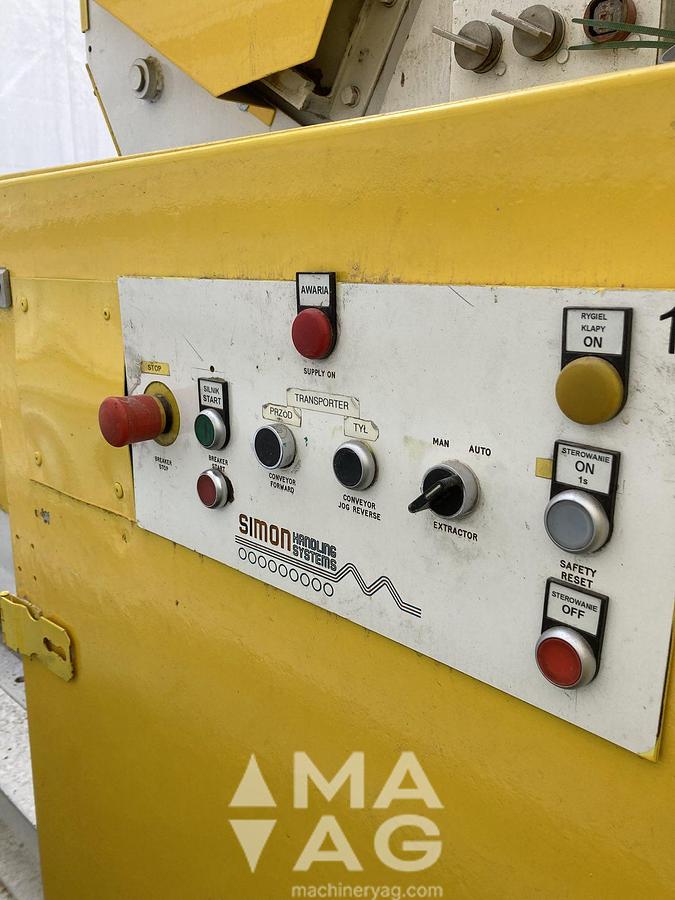 Used Simon Waste shredder