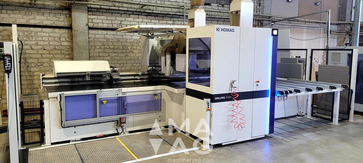 Used 2020 Homag Drillteq H-600 Multi-spindle drilling machine
