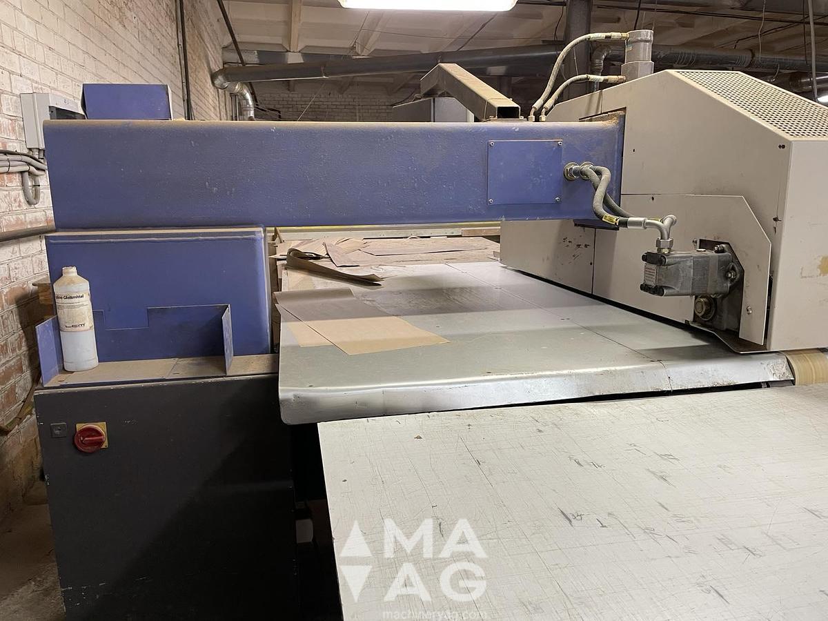 Used Fisher+Rueckle Omnimaster 1200 Veneer splicing machine, year 2009