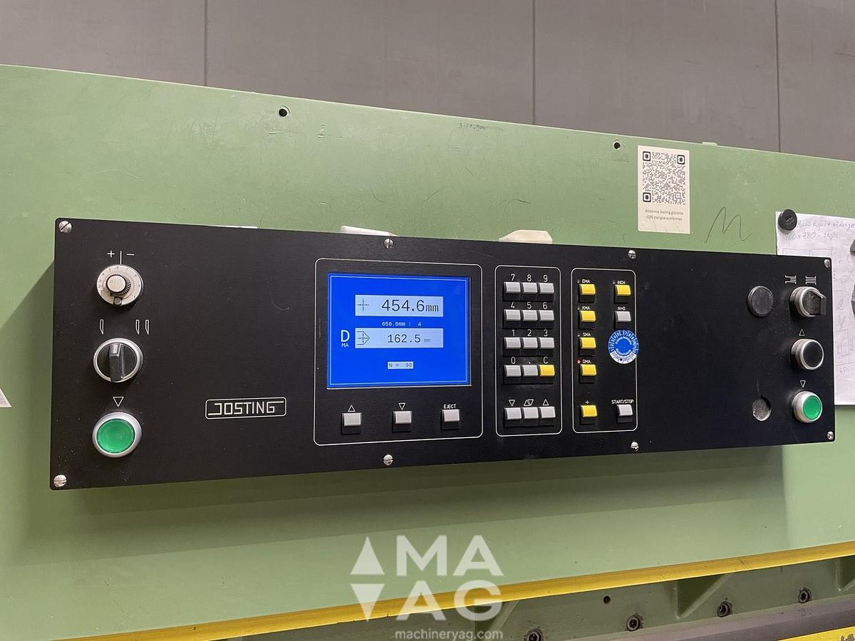 Used JOSTING EFS 2300 L – Modernized Veneer Guillotine