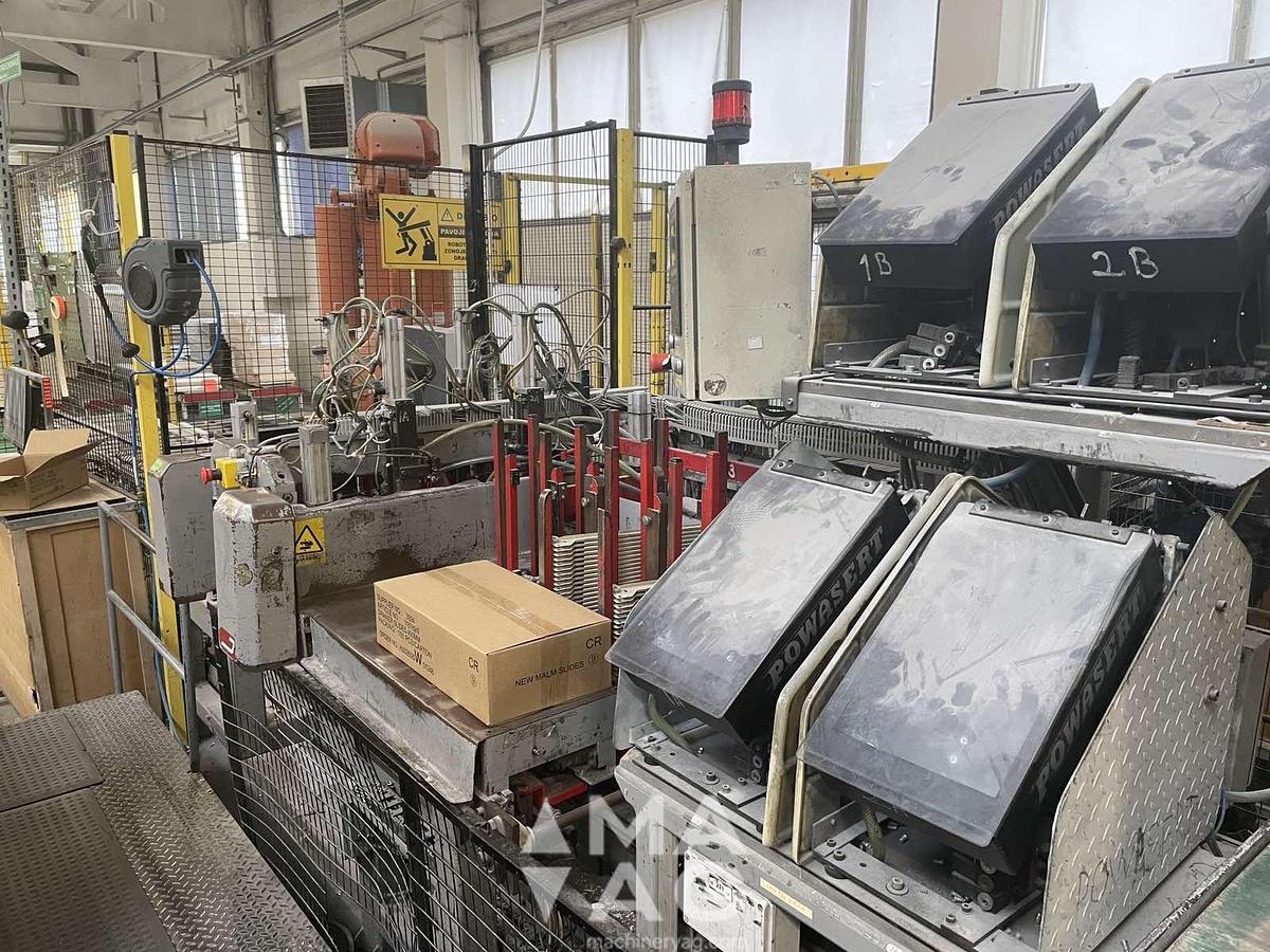 Used Automatic drawer slide insertion line of 3 machines and robot