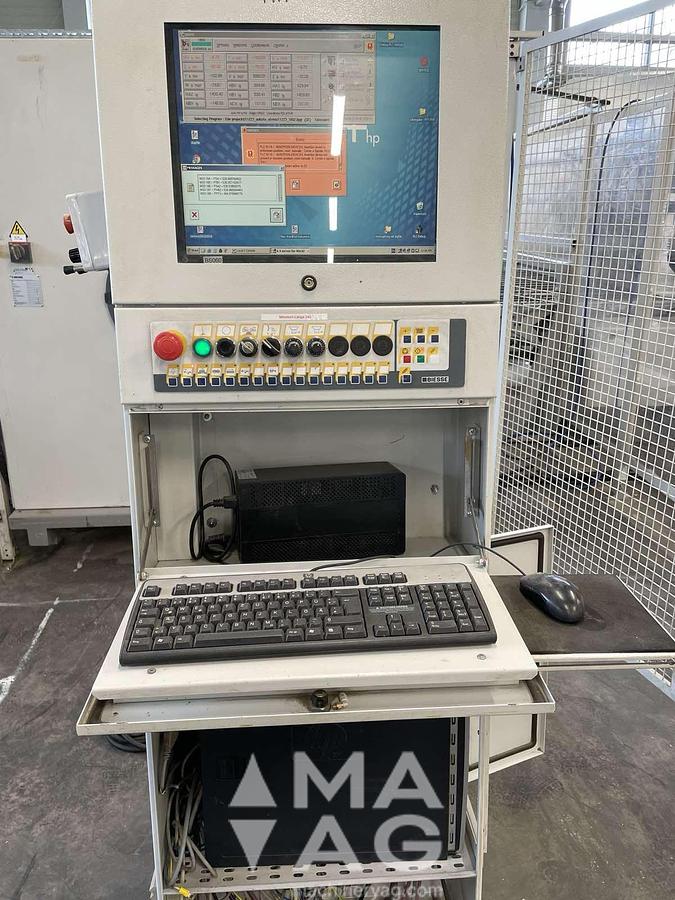 Used BIESSE FTT800 (2)+FHT+ADVANTAGE (2) Drilling, milling and dowel insertion CNC center