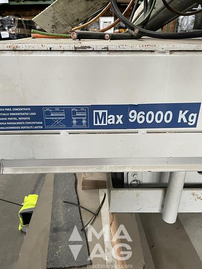 Used Hydraulic lifting platform 6000 x 2200 BOLZONI AURAMO