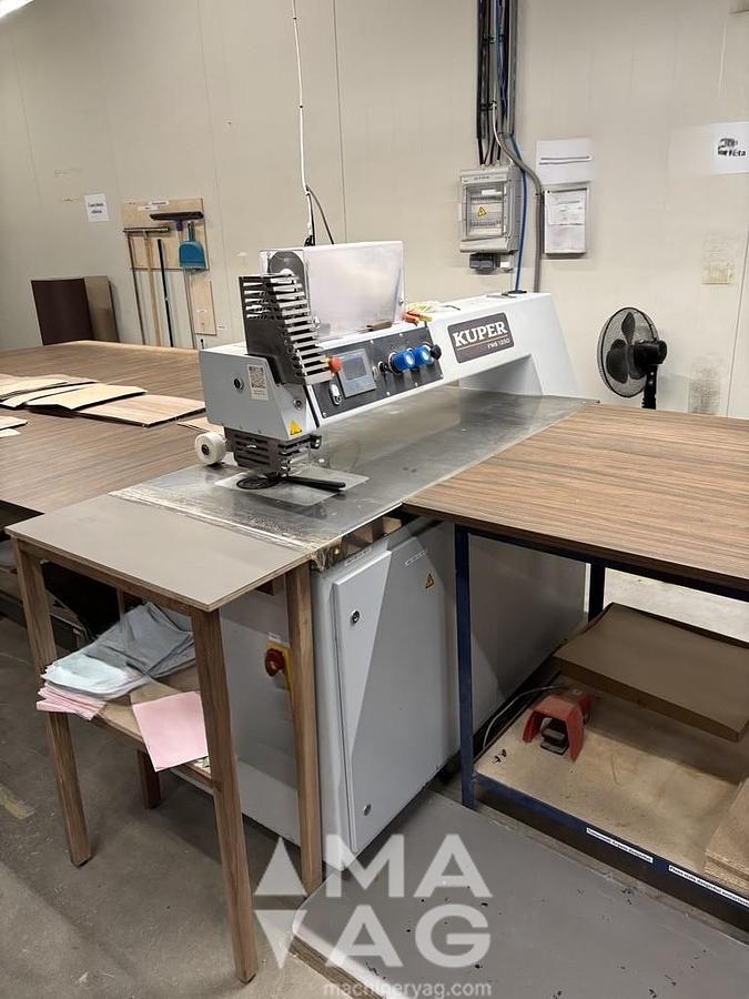 Used KUPER FWS 1250 Veneer splicing machine 
