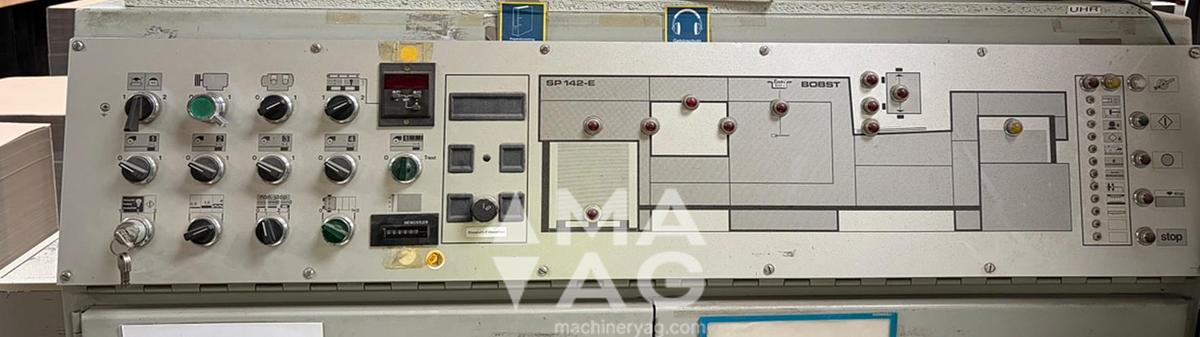 Used 1989 Bobst AUTOPLATINE SP 142-E Automatic Die-Cutting