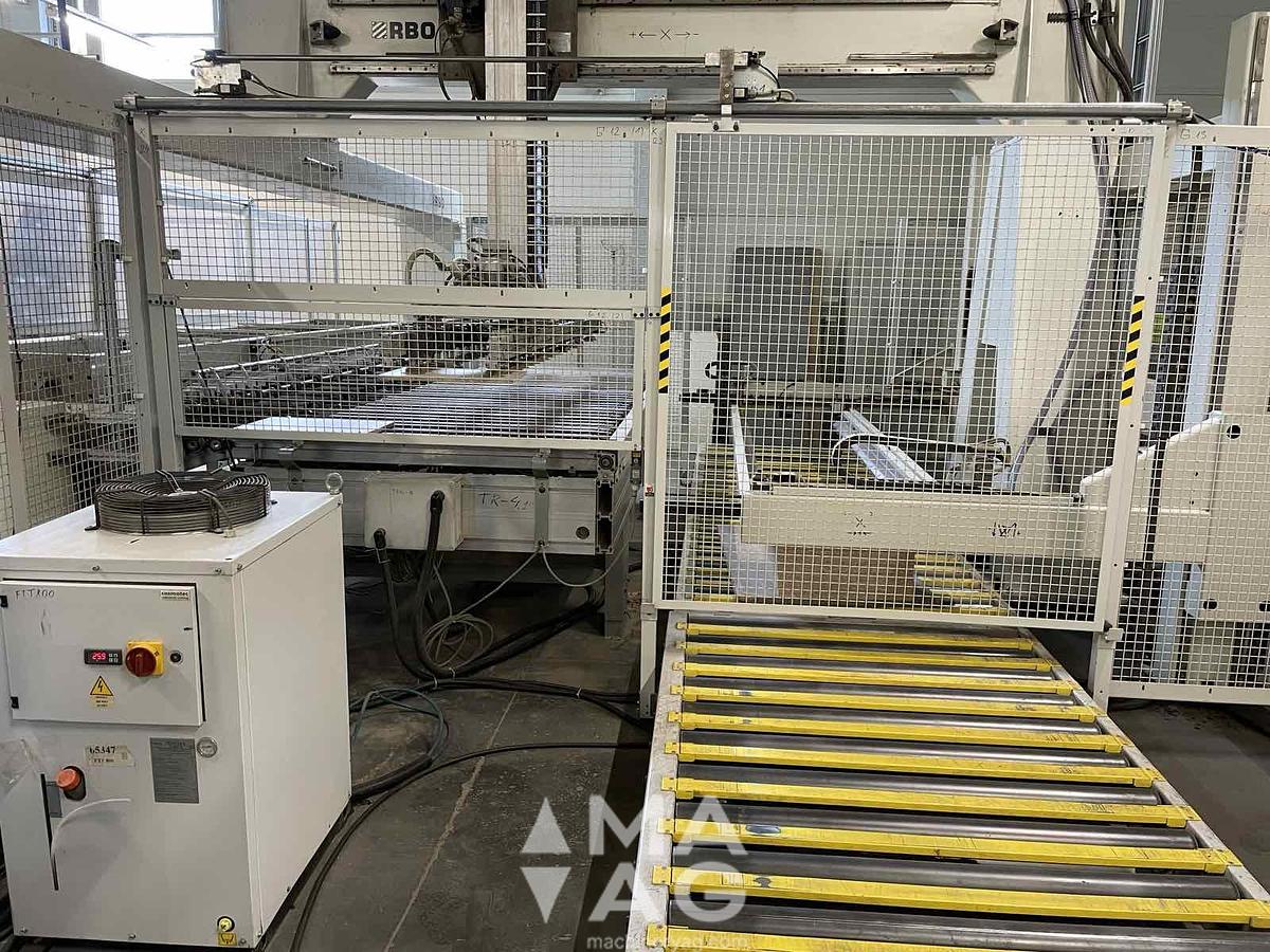 Used BIESSE FTT800 (2)+FHT+ADVANTAGE (2) Drilling, milling and dowel insertion CNC center