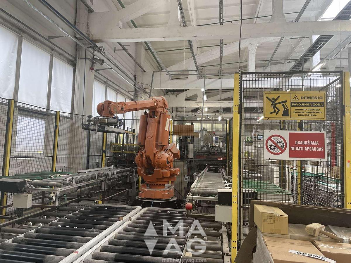 Used Automatic drawer slide insertion line of 3 machines and robot