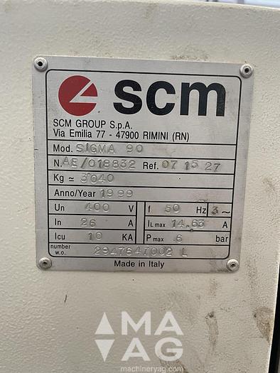 Used SCM Sigma 90 panel saw, 1999