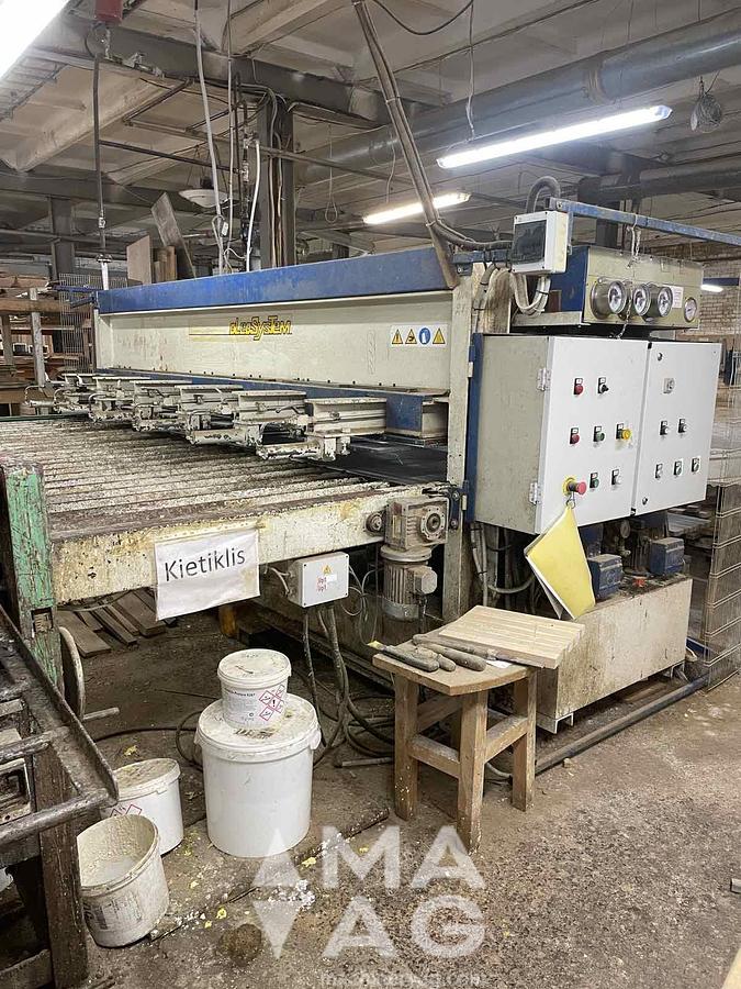 Used Panel gluing press