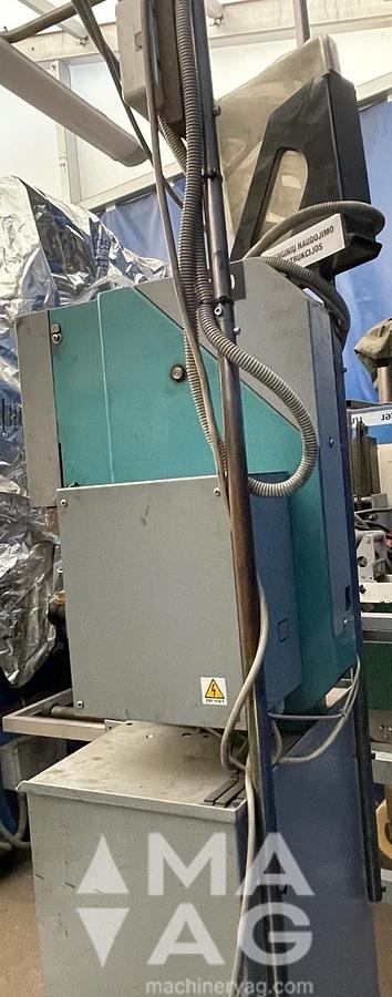 Used SICoM MP1 RE pneumatic manual foot-operated press, year 2017