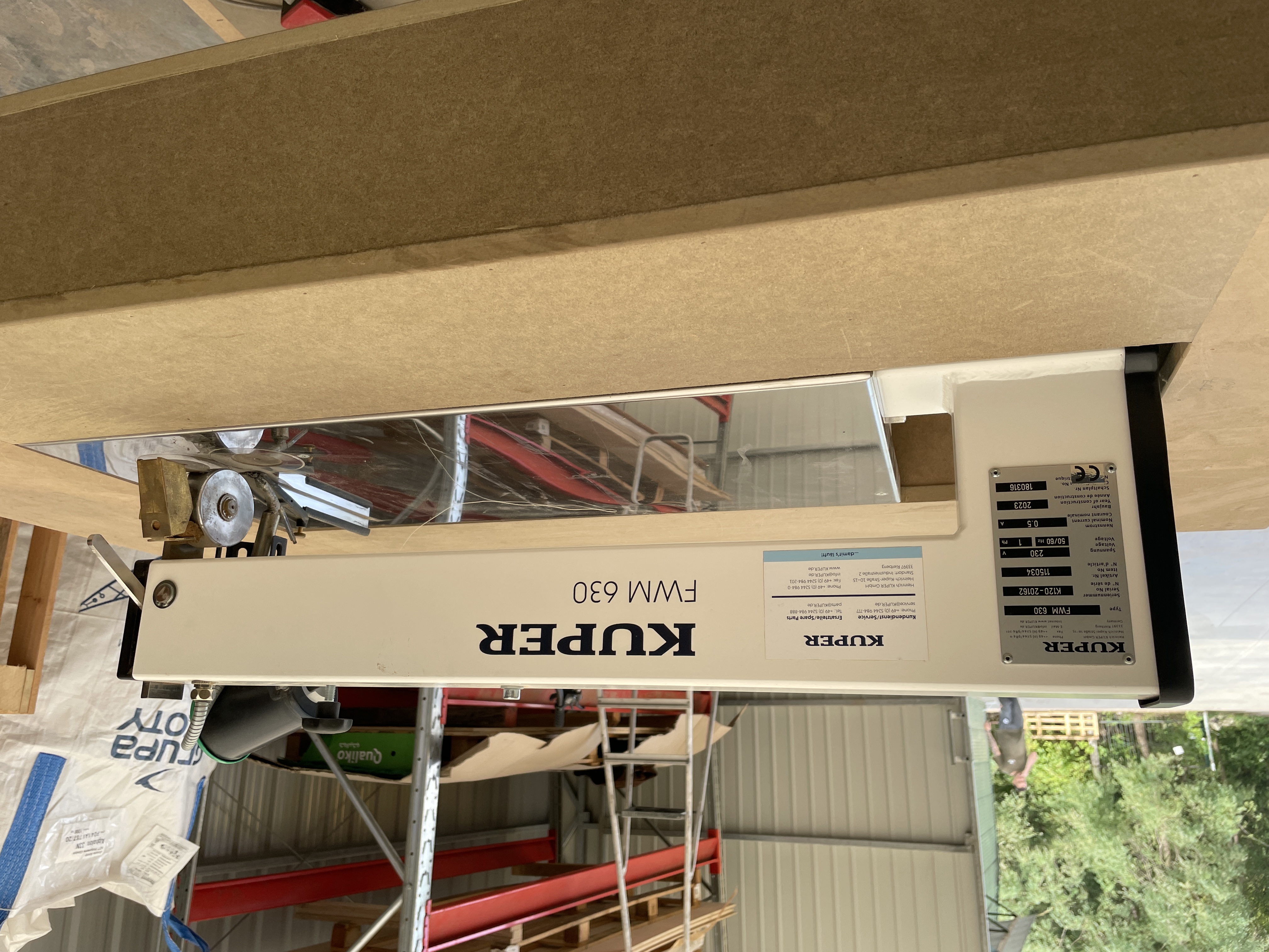 2023 KUPER FWM 630 NEW veneer splicing machine