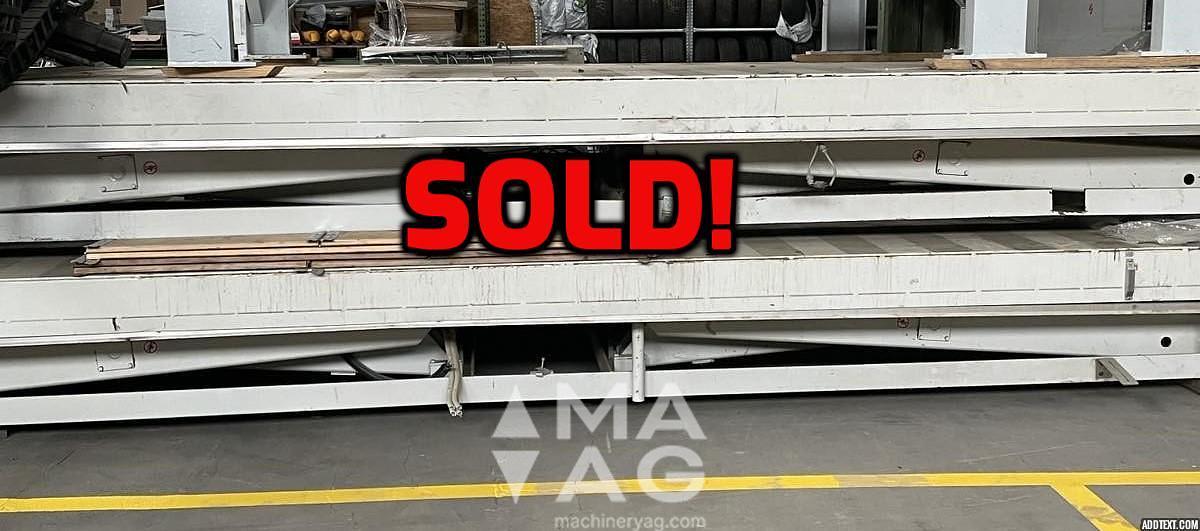 Used Hydraulic lifting platform 6000 x 2200 BOLZONI AURAMO