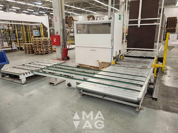 Used Palletizer & Signode bundle strapper 