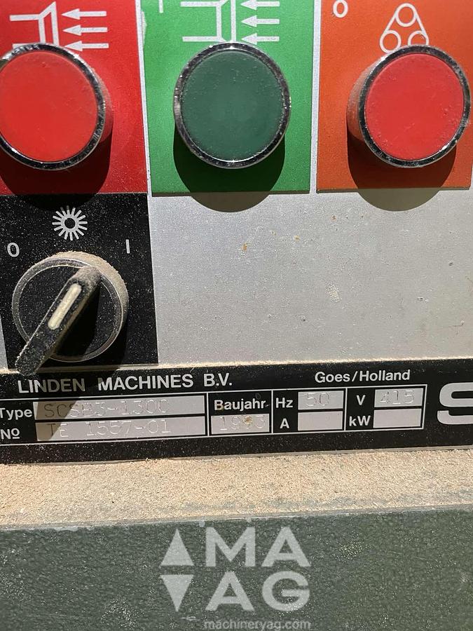 Used Sandingmaster SCSB3-1300 Wide belt sander, year 1993