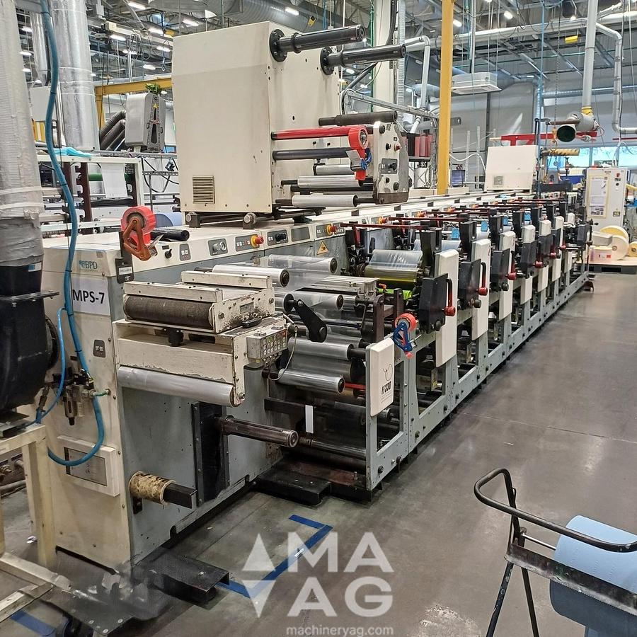 Used MPS EF 330/ 7 color LABELPRESS, 2005