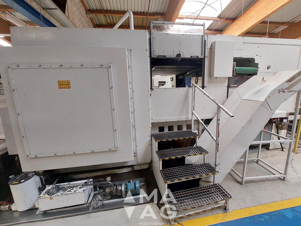 Used 1981 BOBST SPO 1600 Die Cutter + 2 Flexo + Roda Prefeeder