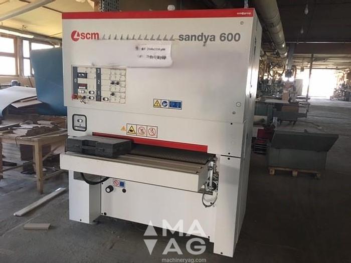 Used SANDYA S600 SCM Calibrating-Finish sanding machine