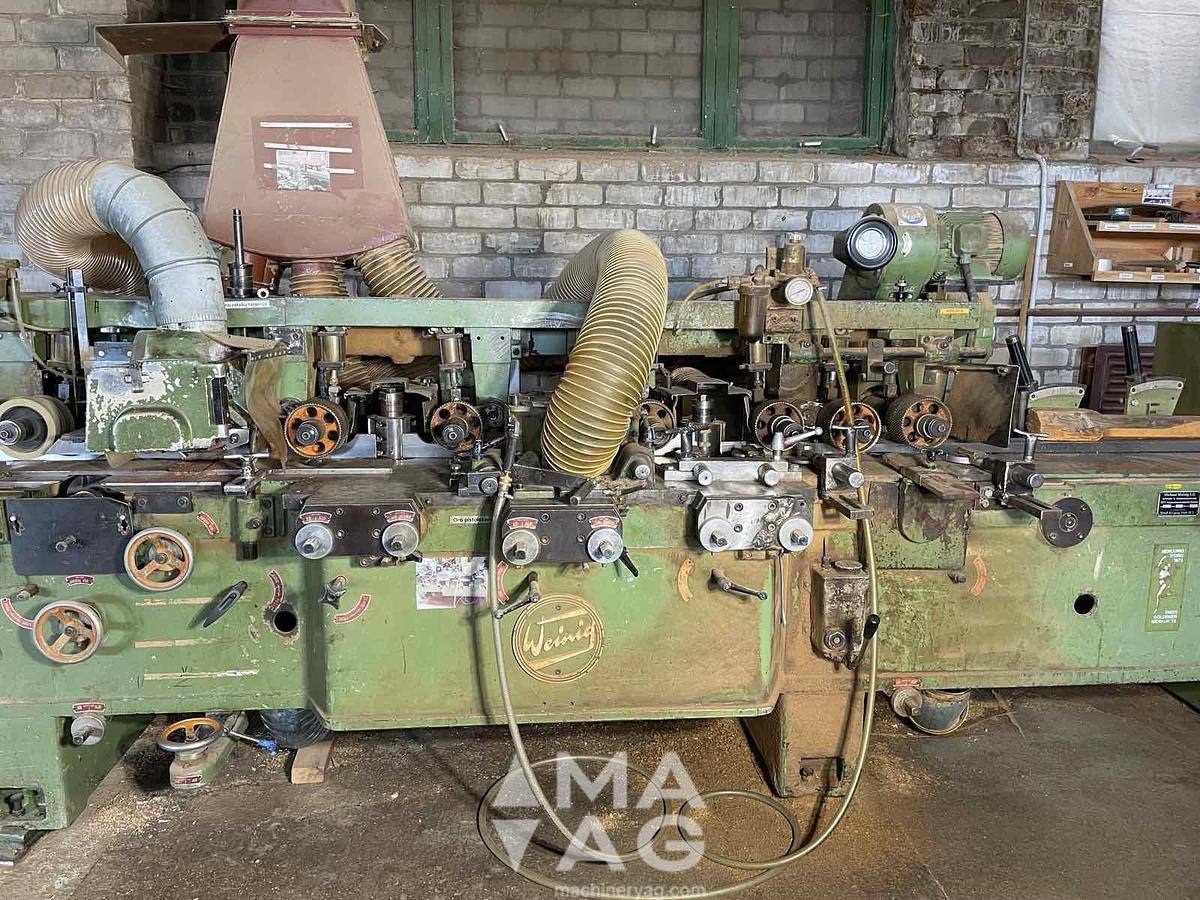 Used 1973 WEINIG PFA 22 four-sided planning moulding