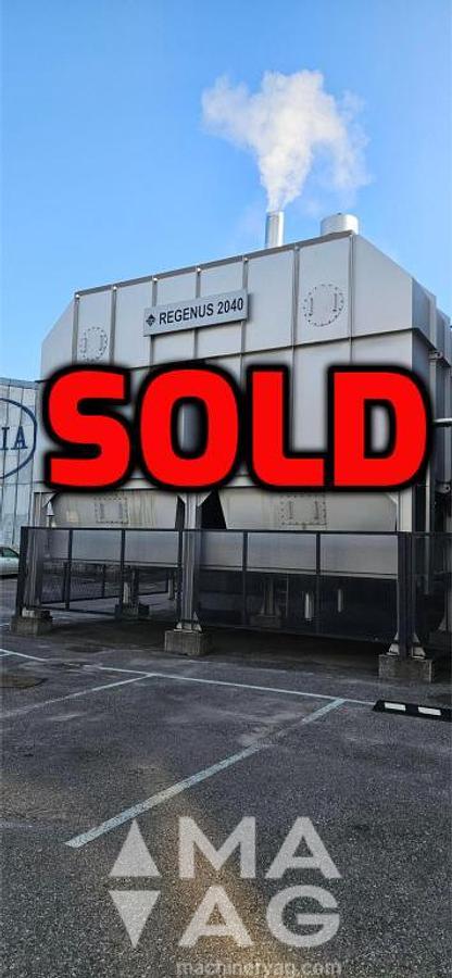 Used RELOX REGENUS 2040/2 REGENERATIVE THERMAL OXIDIZER (RTO) system, 2015