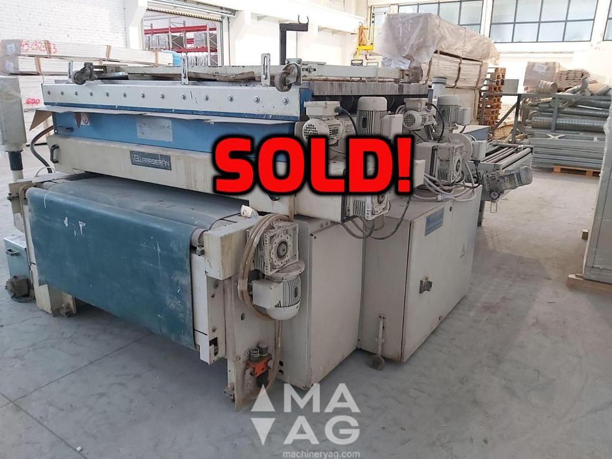 Used Barberan BRB2-1400-RR Roller Coater, 2001