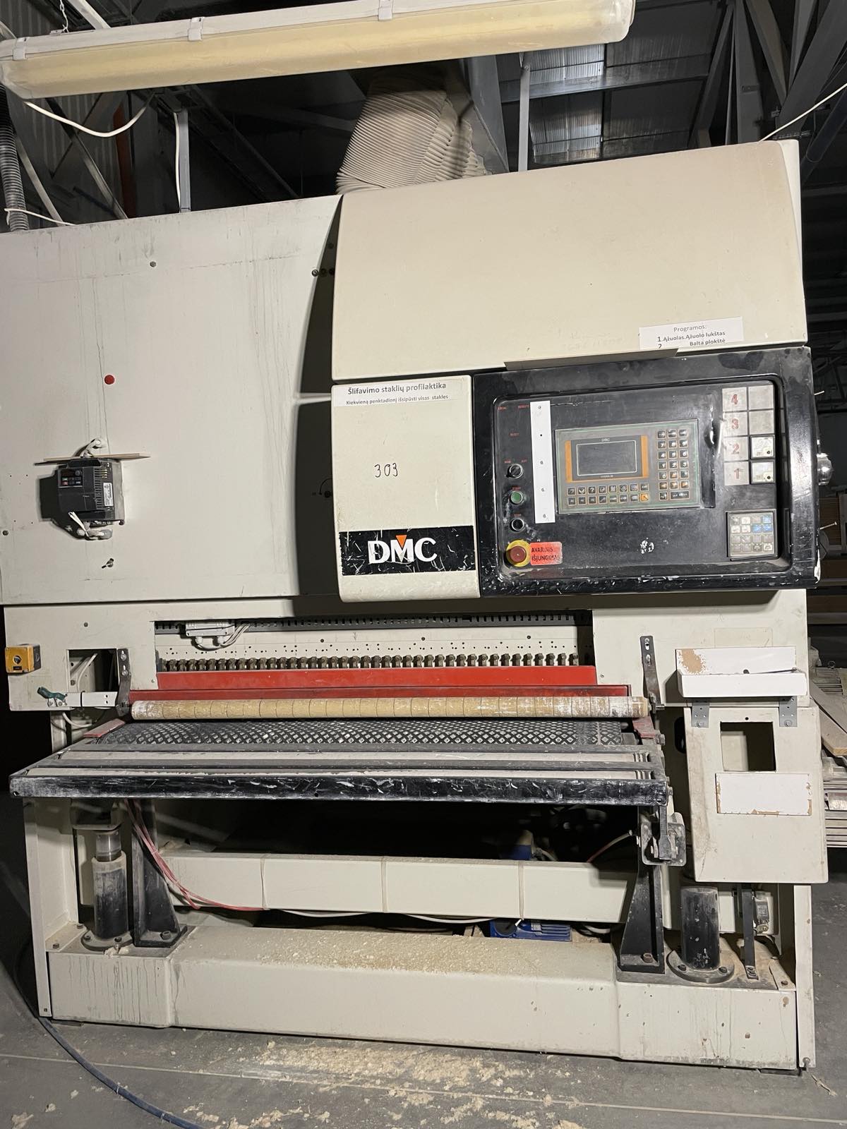 Used DMC US 1350 M2 Wide Belt Sander, 2001
