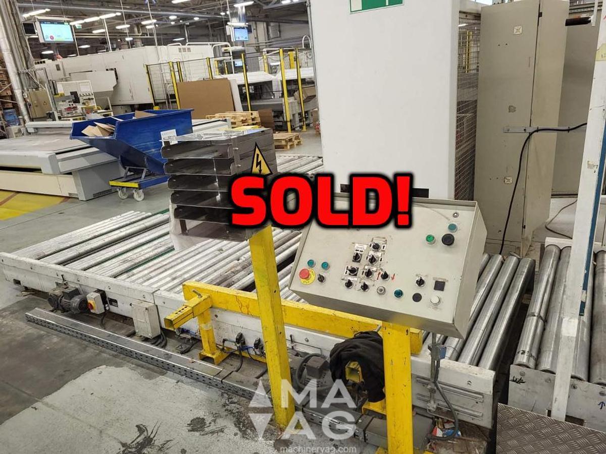 Used Martin Palletizer & Signode bundle strapper