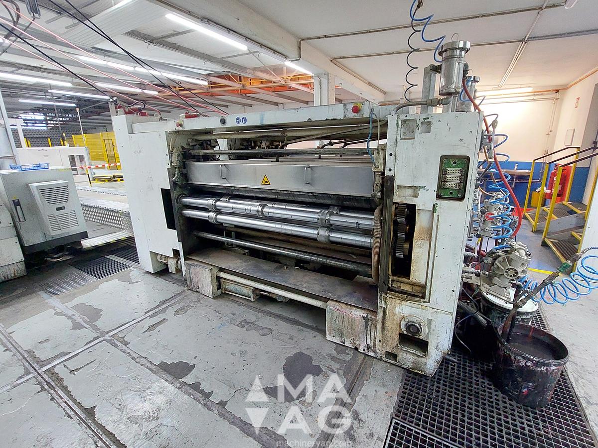 Used Martin 616 Miniline 3 Color Flexo Folder Gluer