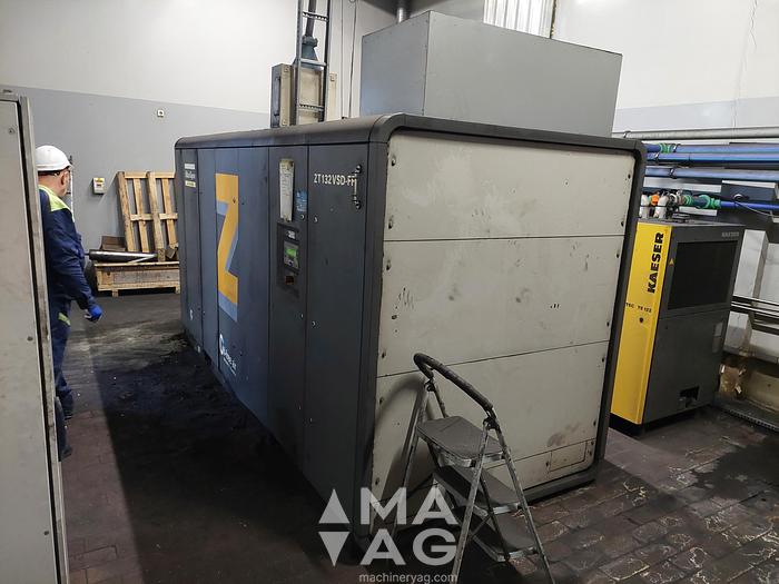 Used Atlas Copco ZT132VSD-FF Screw compressor + refrigerant dryer