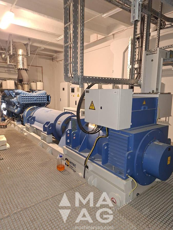 Used HITEC 2000 kVA Diesel Generator, year 2011