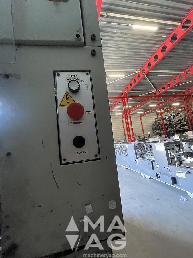 Used TMZ D-4500 Die cutter, year 1990
