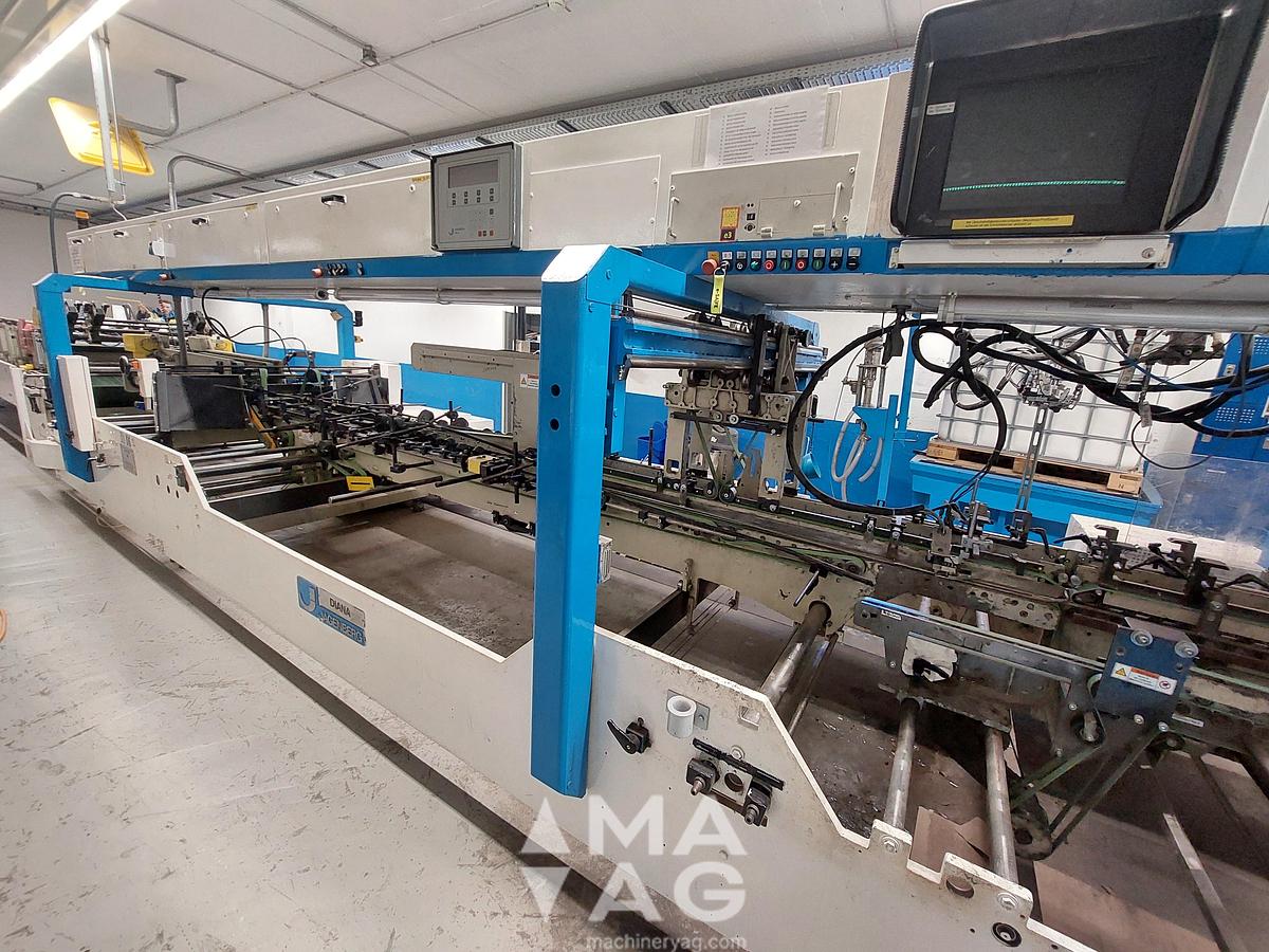 Used 1999 JAGENBERG DIANA 165-4 Folder Gluer