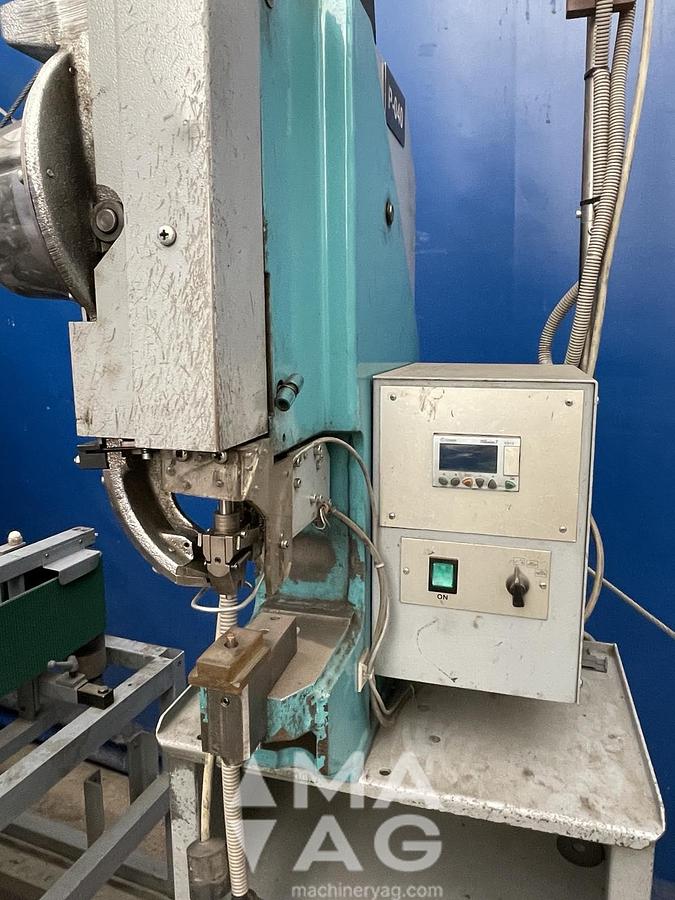 Used SICoM MP1 RE pneumatic manual foot-operated press, year 2017