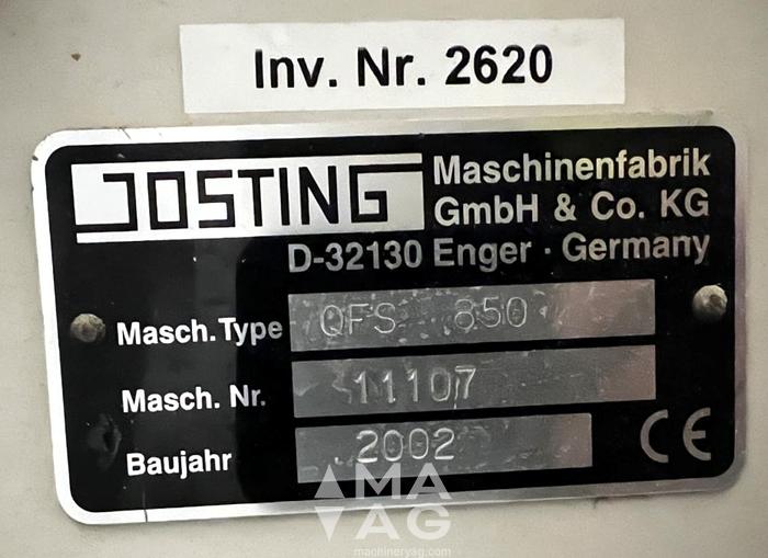 Used KUPER QFS850 Cross-cutting Veneer Clipper, year 2002