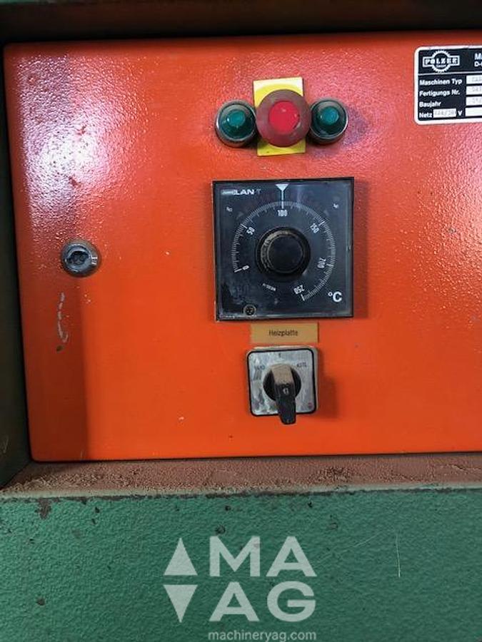 Used 1986 POLZER KAPFU 2 Laminating press