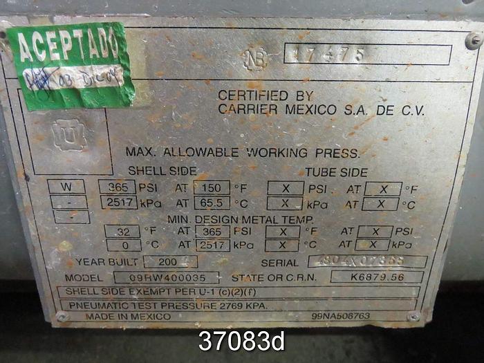 Used Carrier Model 30HWC025 Liquid Chiller #37083