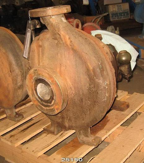 Used Goulds 3196 Goulds 3196, 2X3X13, 6 Vane Impeller, 12.75" Diameter Impeller, Stainless Steel Casing, Stainless Steel Impeller,  Stainless Steel Stuffing Box, Packing, Mt Power End #25150