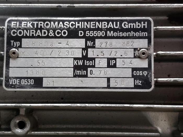 Gebraucht Abluftventilator (Rotationsstaubabscheider), 400/230V, 0,55KW, Conrad & Co, gebraucht