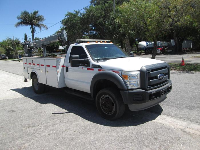 Used 2013 Ford F-550 Crane Utility Truck