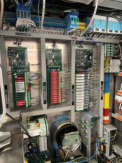 Used Varian Chromatography Control Skid w/ 2.4 HP Dual Head Pump, 2.4 HP Heat Pumps