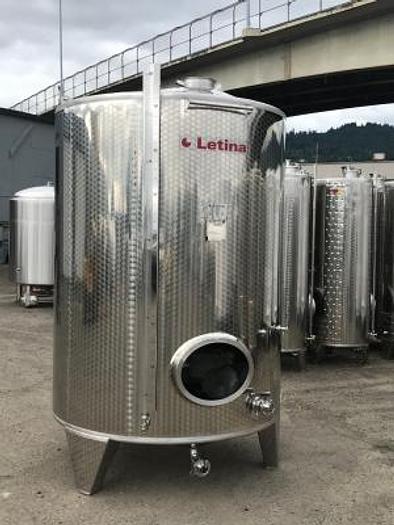 New Stock Letina 1100gal/4150L Closed Top Jacketed Storage Tank
