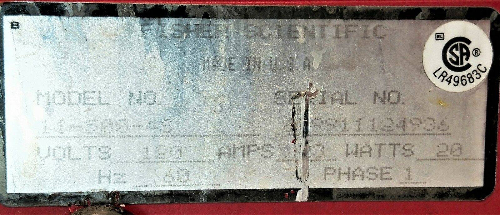 Used Fisher 11-500-4S Magnetic Stirrer - 4.25" x 4.25" Plate