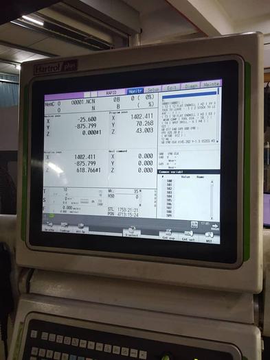 Used 2016 HARTFORD SW-216 DOUBLE COLUMN MACHINING CENTER