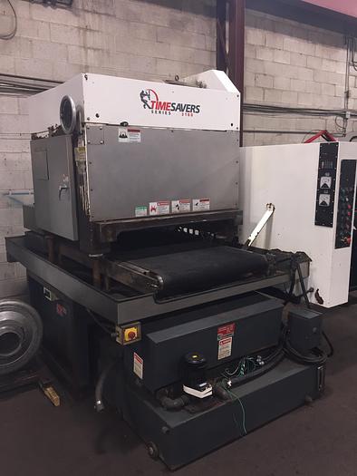 Used 37" TIMESAVER, WET TYPE, 2009, DEBURRING MACHINE, SERIES 3100