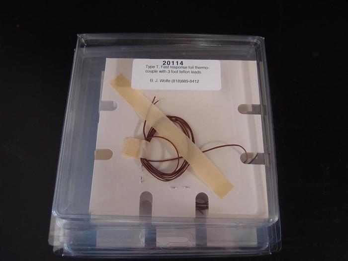 Used B.J. Wolfe Type T Fast Response Foil Thermocouple 3' Leads LOT of 12 (1520)