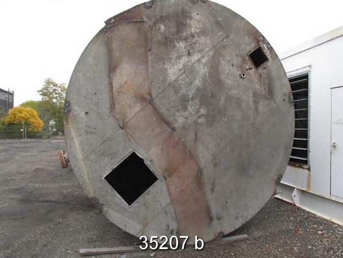 Used 10000 Gallon Vertical Stainless Steel Tank, 137" x 161", Straight Side #35207