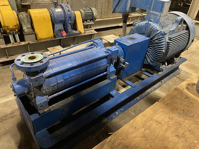 Used CARVER PUMP TYPE RS9B 3 X2X6 PUMP W/ 150 HP MOTOR