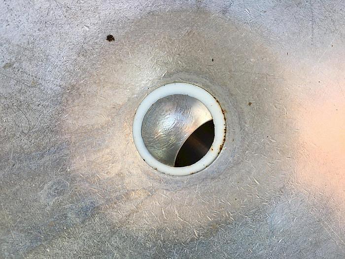 Used GROEN #DTA/3-60, 60 GAL. TILTING TWIN AGITATION & SCRAPE DIRECT STEAM "COOK/CHILL" KETTLE, (#1057C).