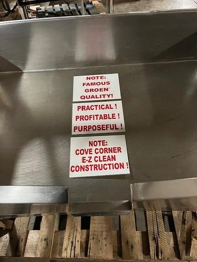 Used GROEN 40 GALLON NATURAL NAT GAS TILT TILTING SKILLET BRAISING PAN #HFP/2E (#931)