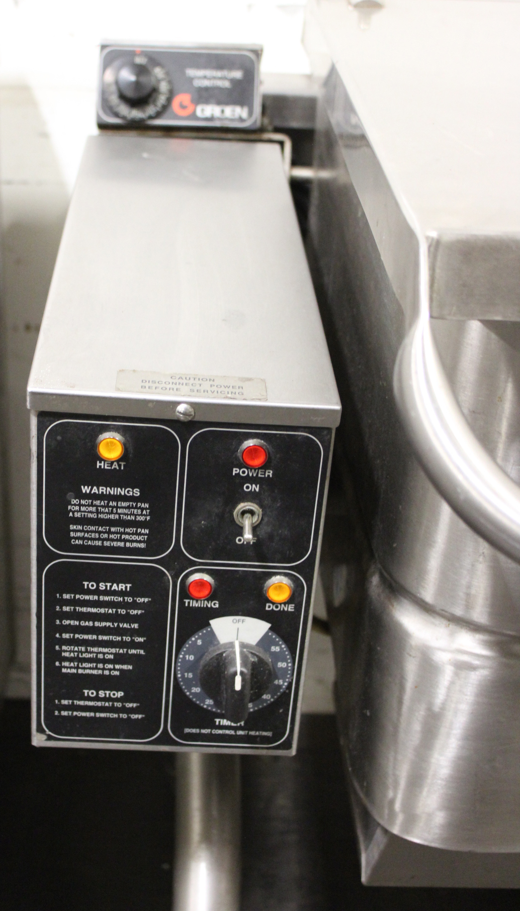 Used GROEN 40 GALLON NATURAL NAT GAS TILT TILTING SKILLET BRAISING